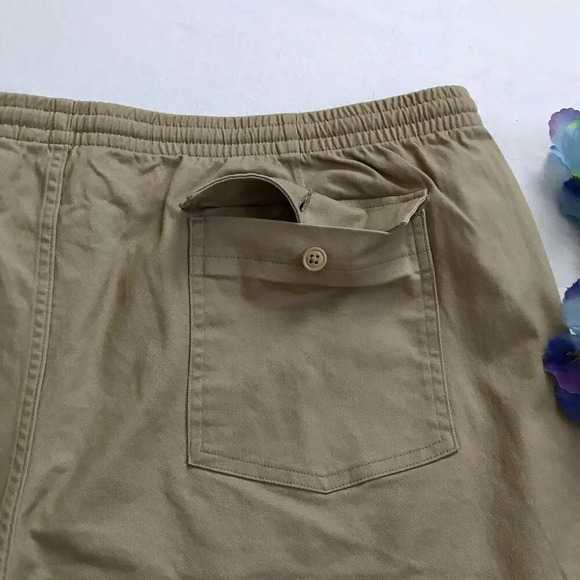 Lands' End NWOT Khaki Pull On Shorts Men XXL - Picture 7 of 10